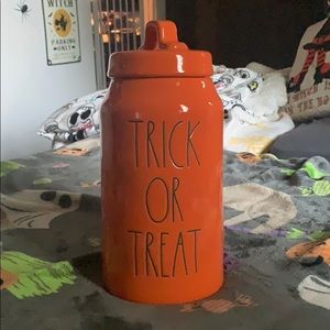 Rae Dunn Halloween Trick or Treat Tall Canister